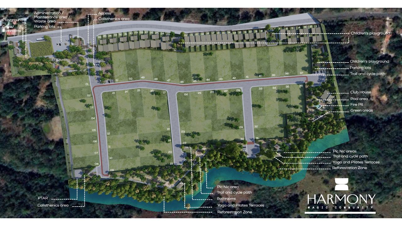 Harmony Phase One lot map