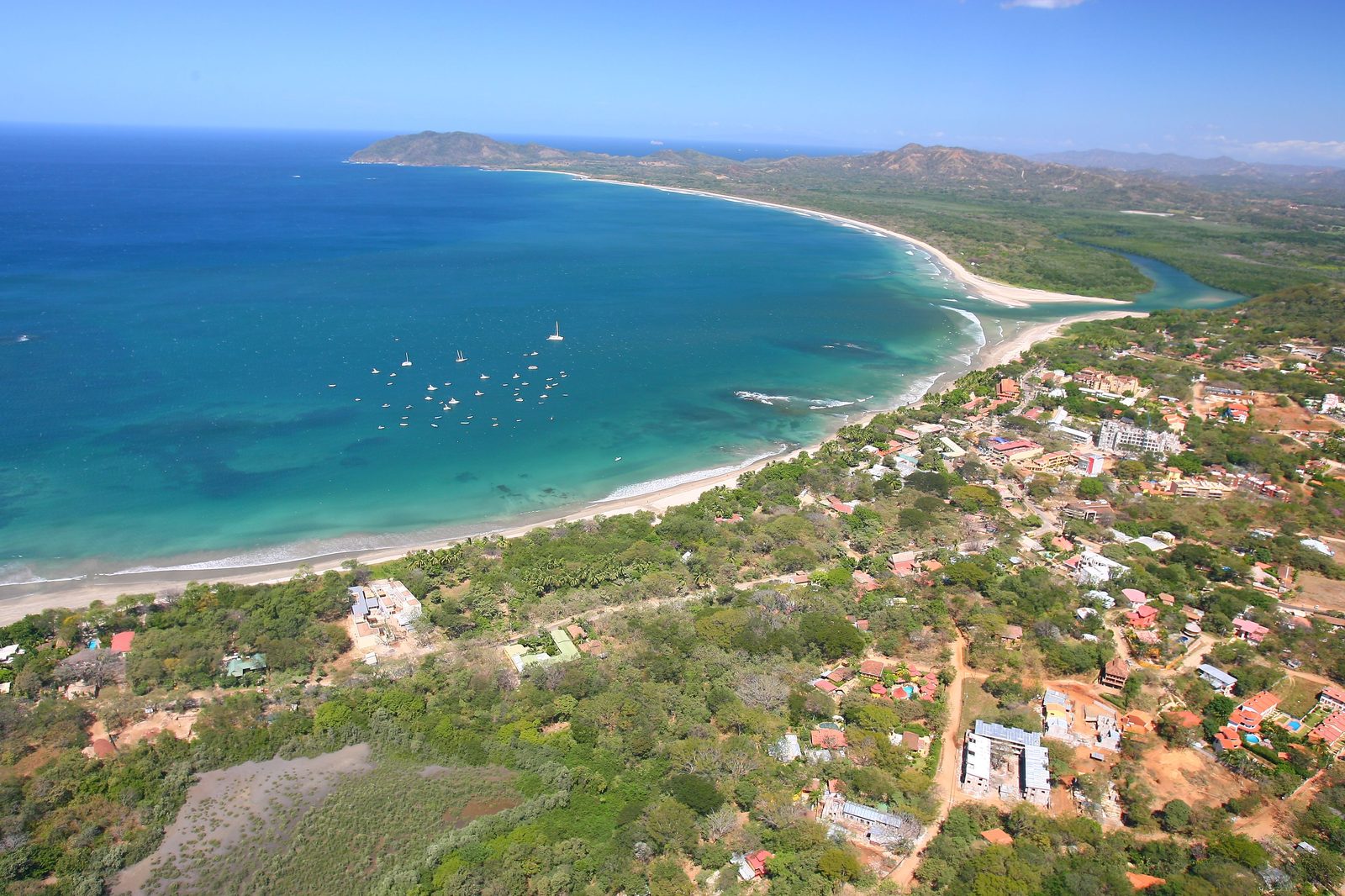 Costa Rica Playa Tamarindo and Grande 2007 aerial photo