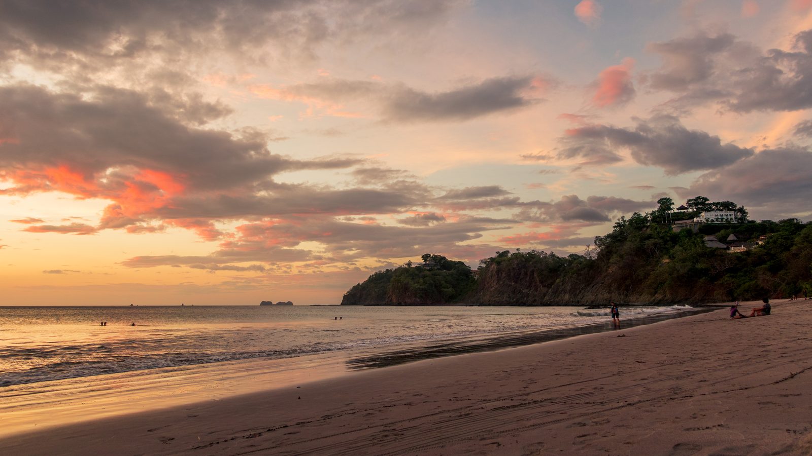 A Pacific beach on the Guanacaste coast of Costa Rica
