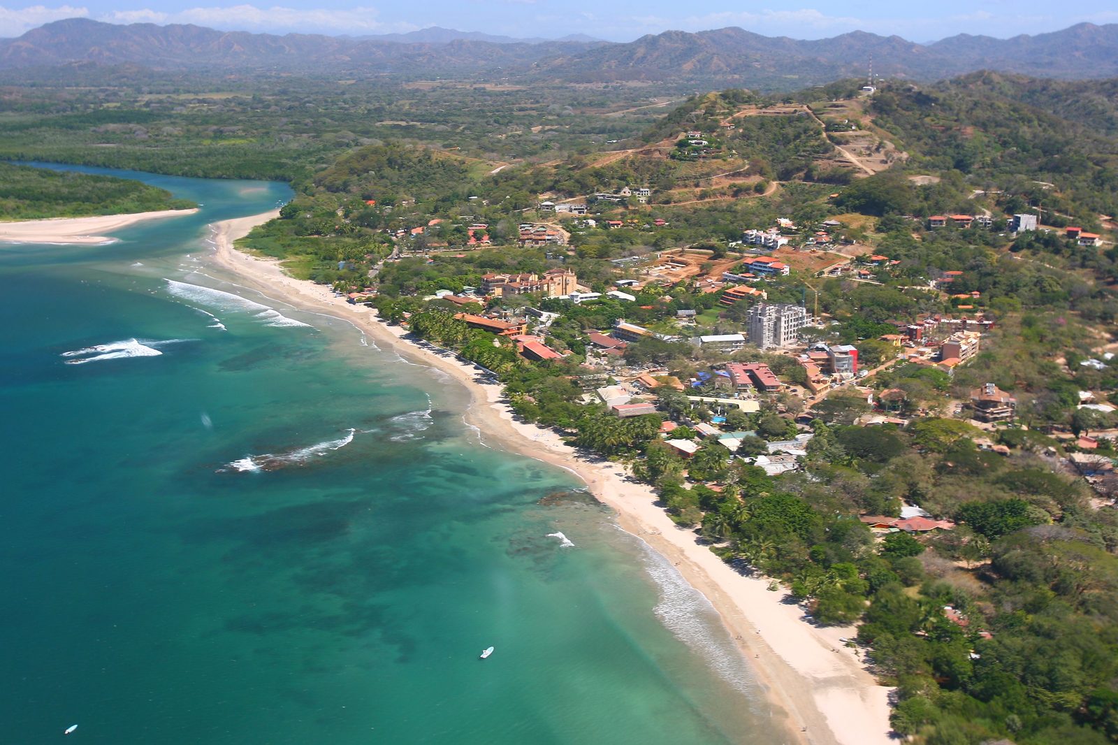 Costa Rica Playa Tamarindo and Rivermouth 2007 Aerial Photog